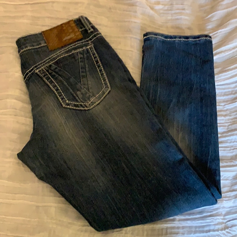 Straight leg jeans